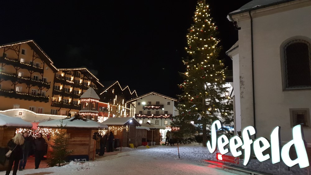 Pistes van Seefeld in Tirol.